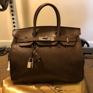 Teddy Black Vintage Leather Caty Satchel Brown